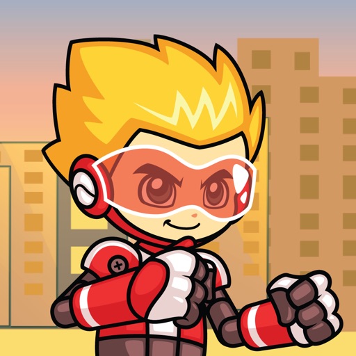 Red Super Hero Ride - The Coolest IRON MAN Runner Game Free