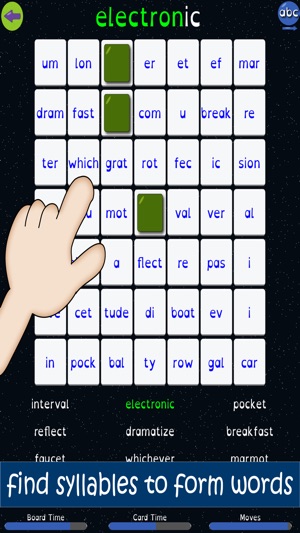 Syllable Word Search