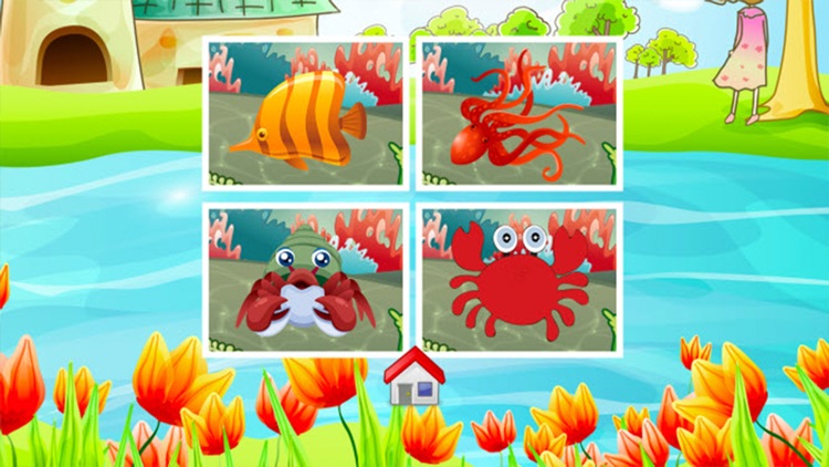 Sea Animal Coloring Book - Drawing and Painting Colorful for kids games free screenshot-3