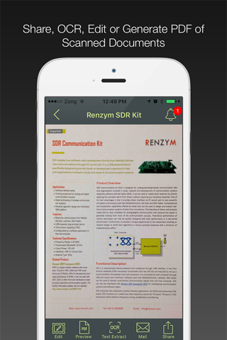 ScanX - PDF Document Scanner With OCR - náhled