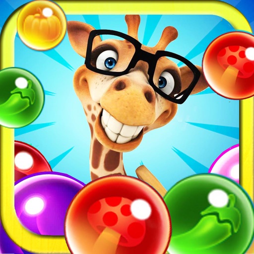 Pop Giraffe Wizard Bubble Magic Match