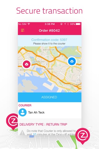 Zap Delivery - The fastest way to deliver anything screenshot 3