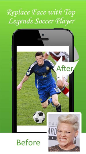 セレブフェイススワップedit Or コパアメリカセンテナリオ16年版のトップサッカー選手での変更の顔 をapp Storeで