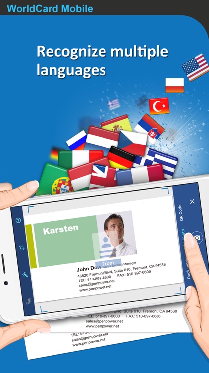 WorldCard Mobile Lite - business card reader