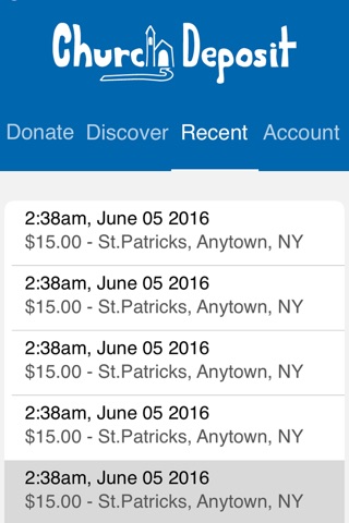 Church Deposit screenshot 3