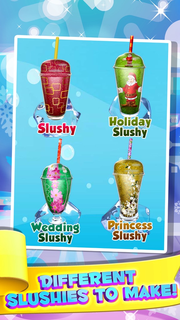 【图】Dessert Slushy Maker Food Cooking Game – make candy drink for ice cream soda making salon!(截图2)