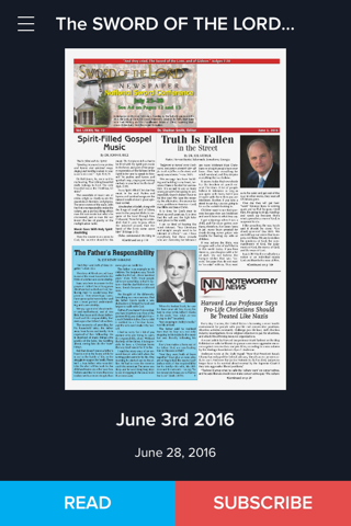 THE SWORD OF THE LORD - náhled