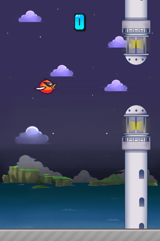 Flappy Summer Edition - Remake of Impossible Bird Game screenshot 2