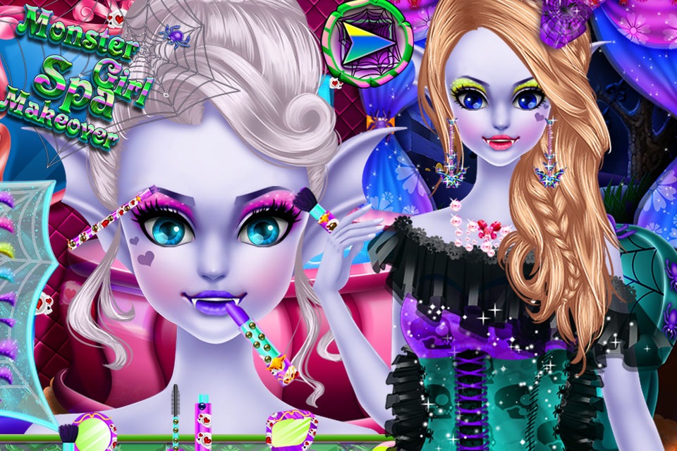 Monster Girl Spa Makeup screenshot 2