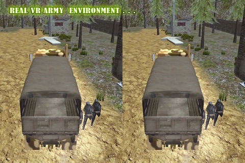 VR Drive Army Truck Check Post screenshot 2