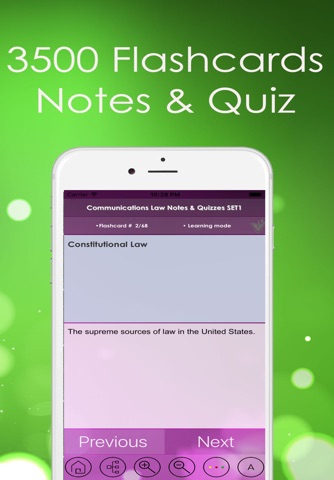 Communications Law Exam Review: 3500 Flashcards Study Notes & Quiz screenshot 4