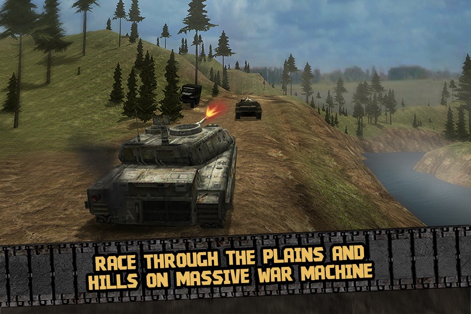 Offroad Tank Driving Simulator 3D screenshot 4