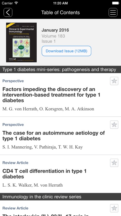 Clinical & Experimental Immunology screenshot-4