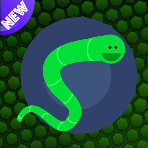 Green Snake Worming Icon