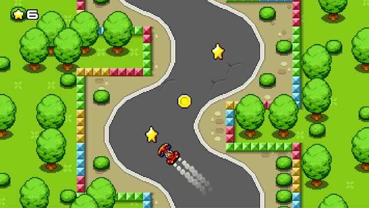 Pixel Car-Twists And Turns