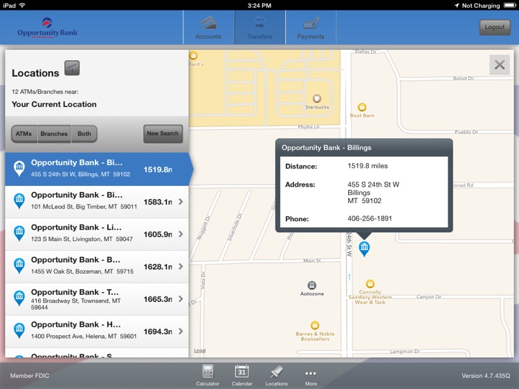 Opportunity Bank of Montana for iPad screenshot-3