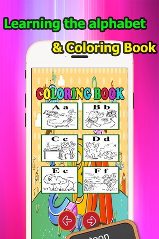 ABC Vocabulary Coloring Book Learning Grade 1-6 screenshot 4