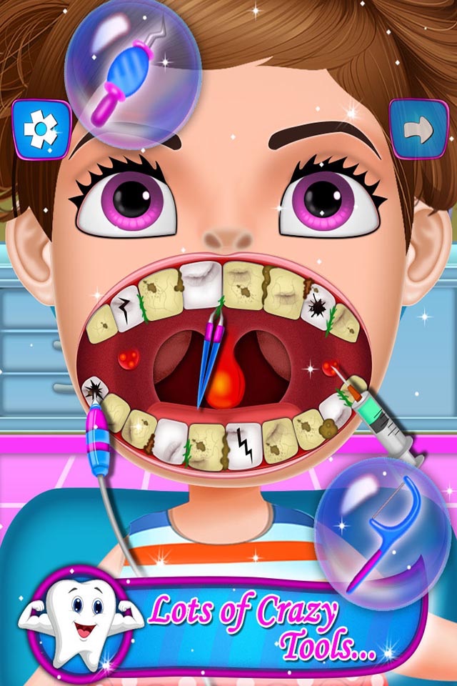 Crazy Dentist Mania game for Kids, girls and toddler screenshot 4