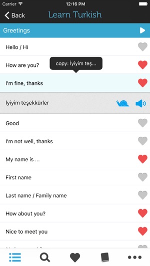 Learn Turkish - Phrasebook for Travel to Turkey(圖2)-速報App