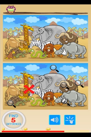 Find 10 differences of animal screenshot 4