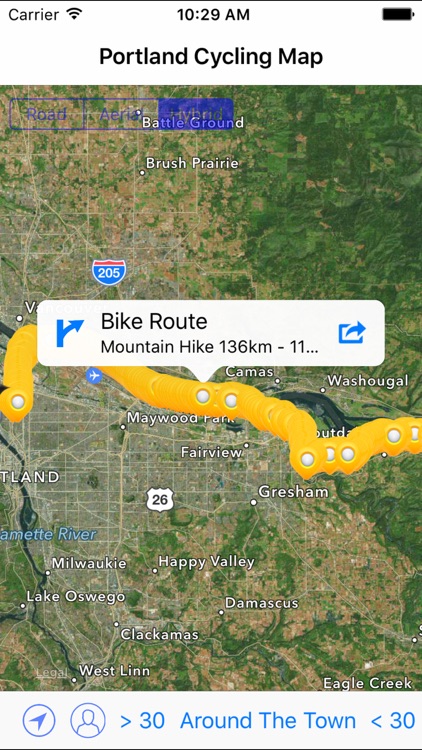 Portland Cycling Map