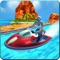 Feel the real racing thrill in deep longest river and Become the best driver of jet engine scooter