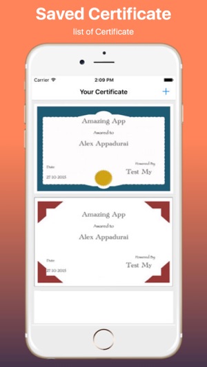 Create Your Own Certificate Pro(圖2)-速報App