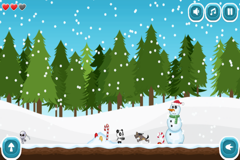 熊猫奔跑吧 -风一样的小猫咪，登山越岭跨越阻碍，完全免费的手机休闲益智小游戏 screenshot 2