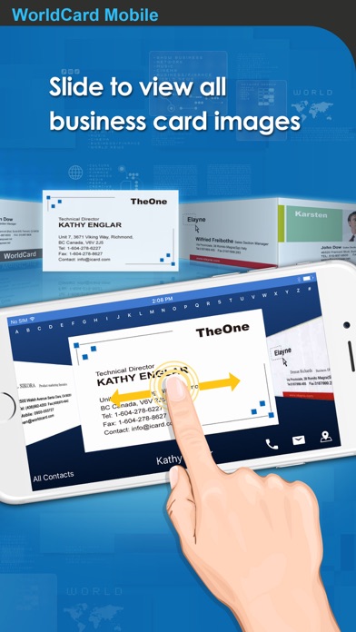 WorldCard Mobile - business card reader & business card scanner Screenshot 5