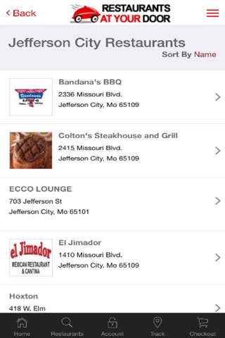 Restaurants At Your Door Restaurant Delivery Service screenshot 2