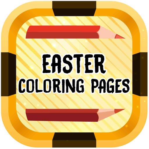 Easter Coloring Pages - Free easter bunny coloring book for kids and adult icon