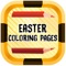 Easter Coloring Pages - Free easter bunny coloring book for kids and adult