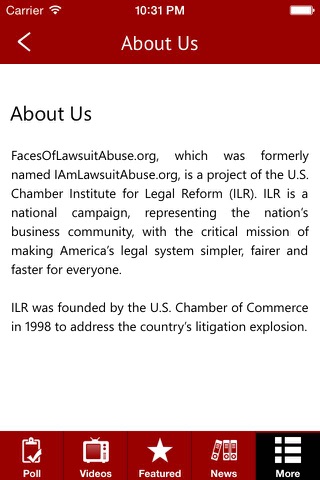 Faces of Lawsuit Abuse screenshot 2