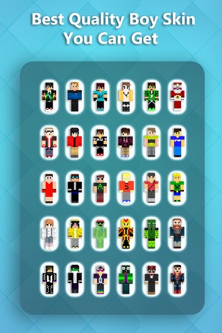 Best Boy Skins - Texture collection for MineCraft Pocket Edition screenshot 2