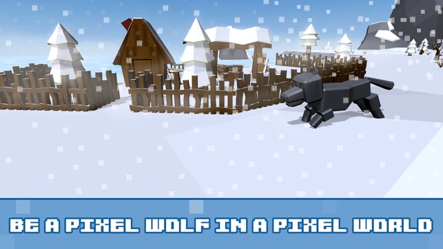 Pixel Wolf Survival Simulator