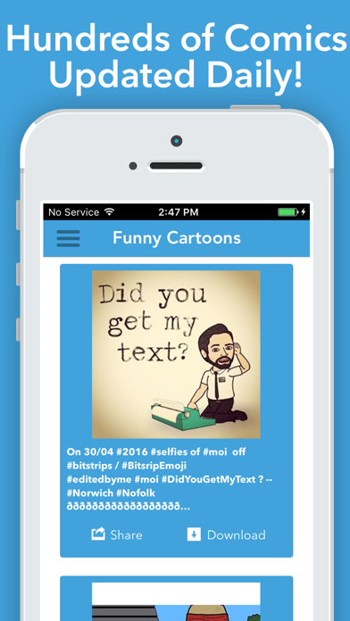 How to cancel & delete Funny Cartoon Strips and Photos Free - Download The Best Bit Comics from iphone & ipad 2