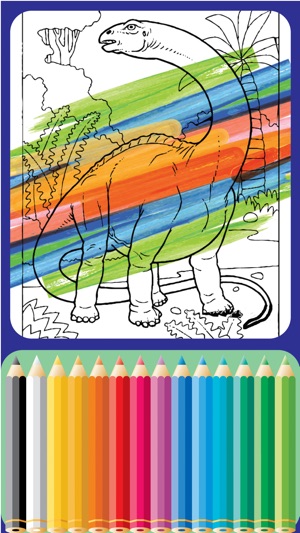 Dinosaurs Village coloring page for boys Fourth Edition(圖1)-速報App