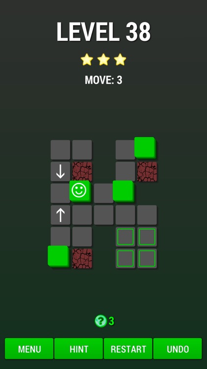 Move on Green - logic puzzle game