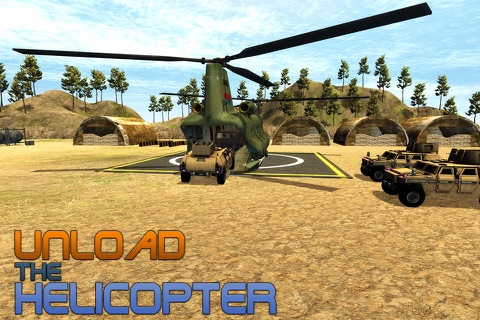 Army Helicopter Relief Cargo Simulator – 3D Commando Apache pilot simulation game screenshot 2