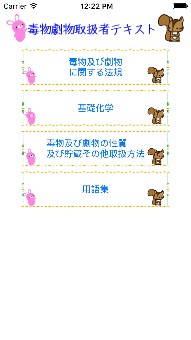 毒物劇物取扱者試験テキスト　りすさんシリーズ