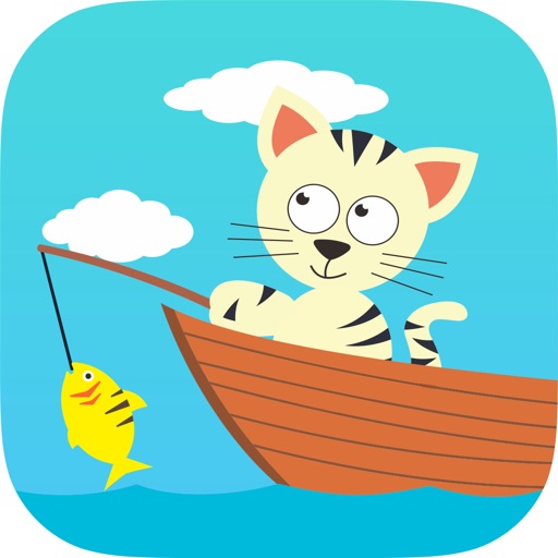Cat Fishing Game Free icon
