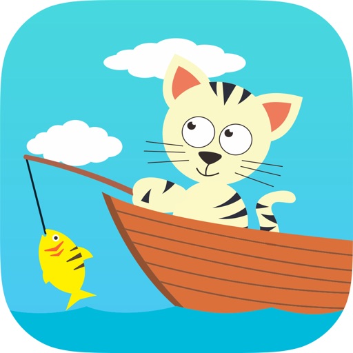 Cat Fishing Game Free Icon