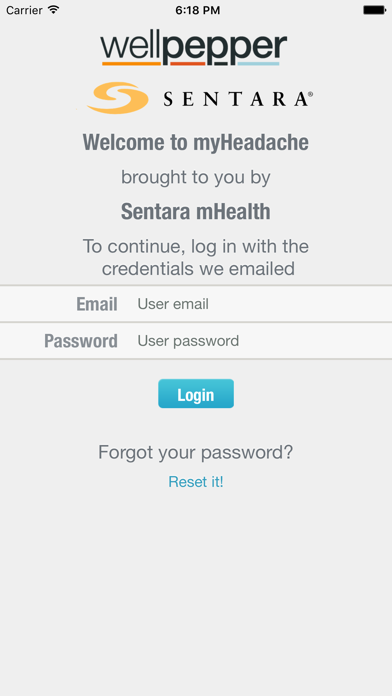 Screenshot #1 pour Sentara MyHeadache