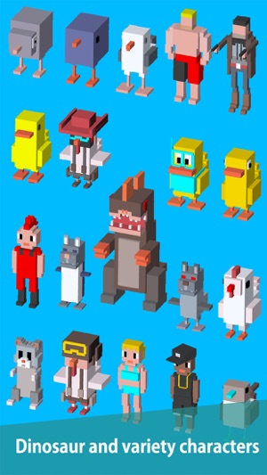 Blocky Jumping Run Avoid Shark(圖4)-速報App