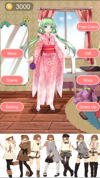 Cute Anime Girl Dress Up - Sweet Makeover Salon screenshot-4