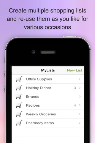 Free Shopping List.Free Grocery List screenshot 4