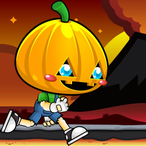 Pumpkin Boy Volcano Run iOS App