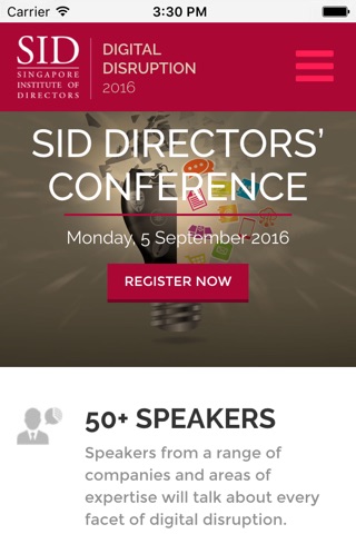 SID Conference 2016 screenshot 2