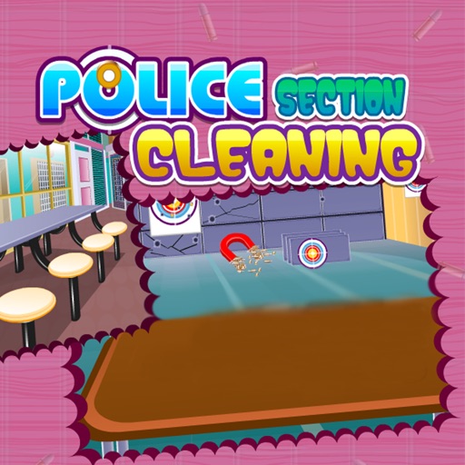 Police section cleaning - girls games Icon