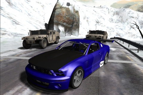 Snow Car Racing PRO screenshot 2